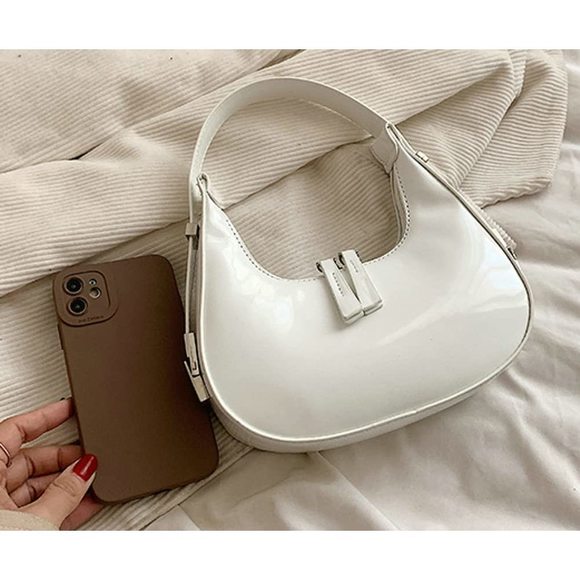 Crescent Shoulder Bags Retro Y2K 90S Hobo Handbags Top Handle Y2K :) - Picture 7 of 8